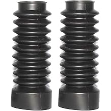 Pair Motorcycle Fork Rubber Cover Gaiters Boots Gaitor 140mm x 33mm