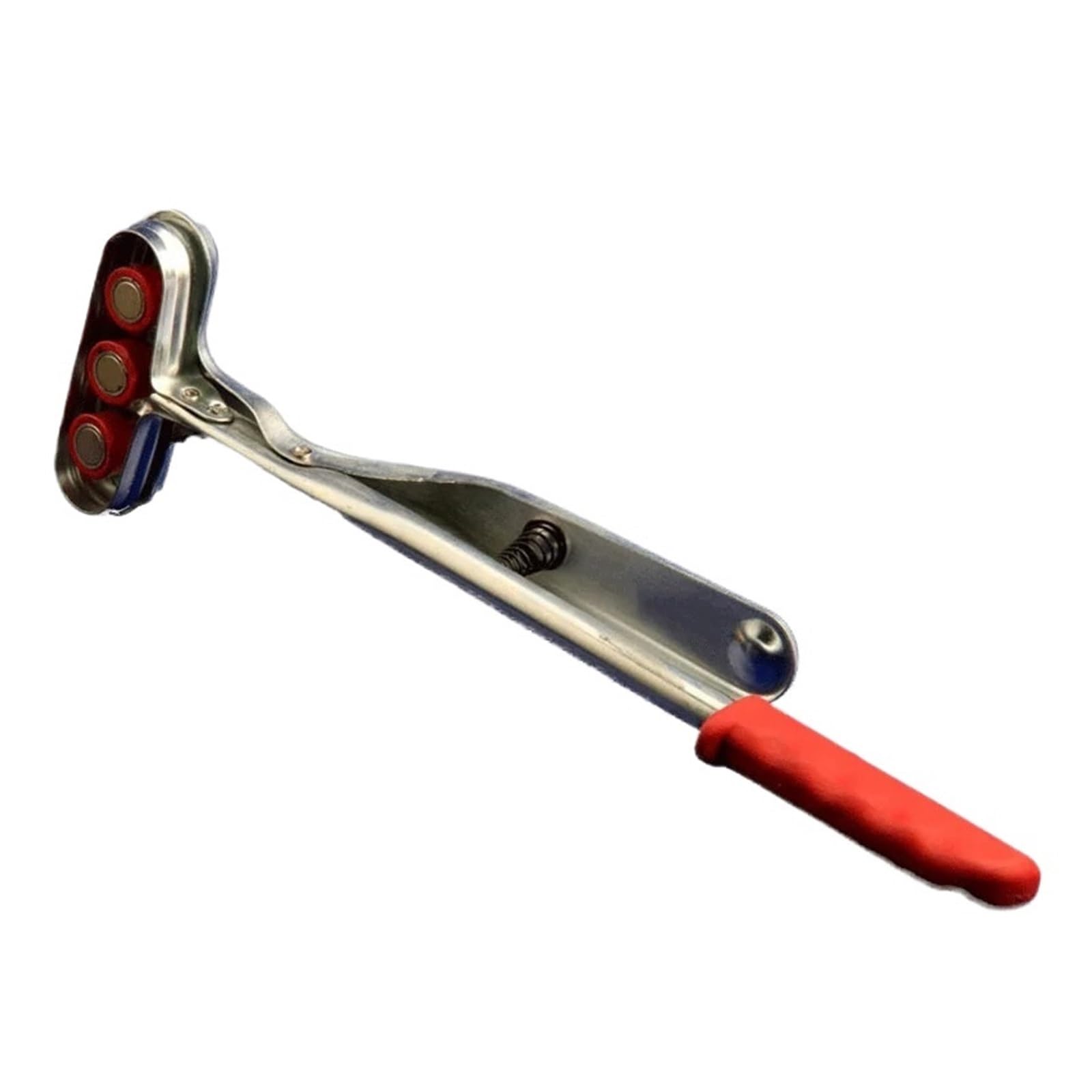 Herramienta magnética para recoger objetos pesados Herramienta de recogida de garra magnética, pinza de mano de seguridad for estampado, apilador de resorte Industrial de alta resistencia, 1 Uds.(B)