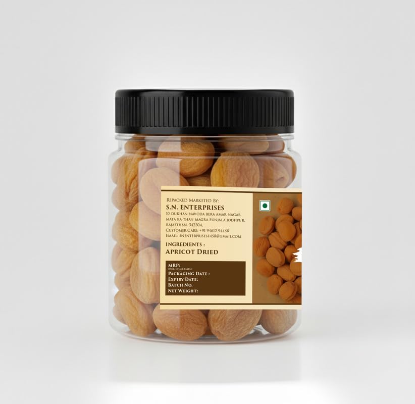 Image of SYLVANUTS Apricot Dried (Khumani) 400g | Dry Fruit Khurbani, Jardalu | Badam BOR | Dried Premium Afghani Apricots | Tasty & Healthy Nuts | Gluten Free | Vegan