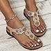 Imagen de Sandalias Mujer Comodas Verano Planas Ortopedicas Chica Juveniles Zapatos Para Pies Delicados Respetuosas Adolescentes Zapato Mulher Casual Confort Negras Vestir De Sandalia Talla Elegantes Cómodas42