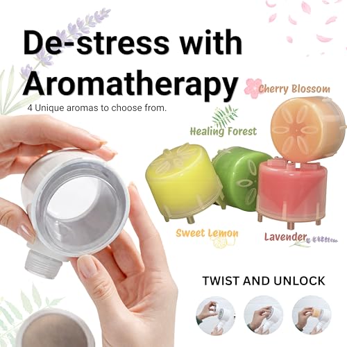 Image of NEMO Vitamin Hand Shower with Filter | Made in South Korea | Aromatherapy | Dual filtration for cleaner shower water, helps reduce residual chlorine and trap rust, heavy metals, larvae & microplastics