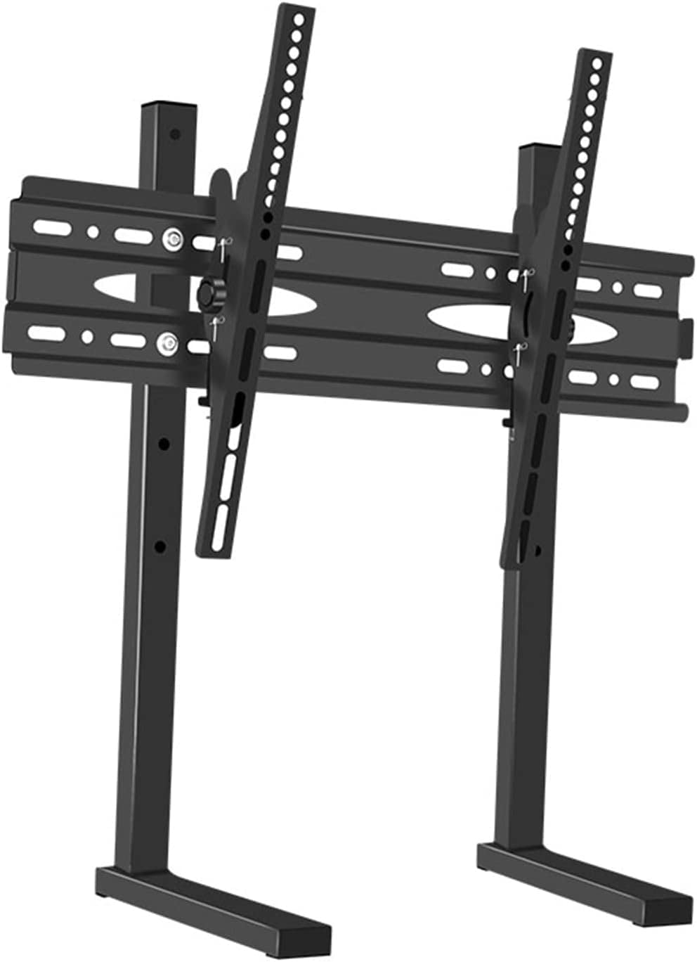 SGKOMN Monitor Arms TV Stand Desktop Height Adjustable TV Base Suitable for Most 32 to 75 Inch Flat Screen TVs