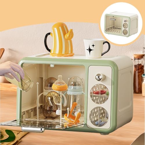 Panier de rangement pliable bébé avec support de séchage couvert et étui hygiénique - 3