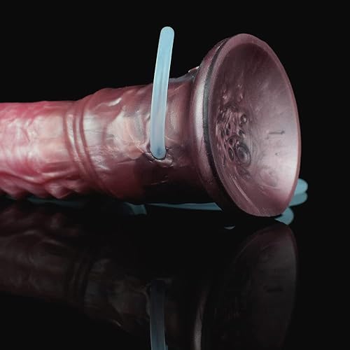 Miniatura 3 de Consolador anal de caballo, con ventosa, eyaculación del pene de silicona, juguetes sexuales para mujeres y parejas