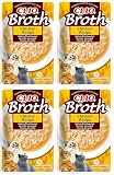 INABA Caldo Churu, Caldo para Gatos, Receta de Aperitivos de Pollo, premios con proteínas Animales, sin Cereales, conservantes, colorantes, Lima, 1 x 40 g (Paquete de 4)