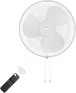 Renesa 400mm Wall Mount Fan | Wall Fans for Home | Silent BLDC Wall Fan | Remote with Timer & Sleep Control Snow White