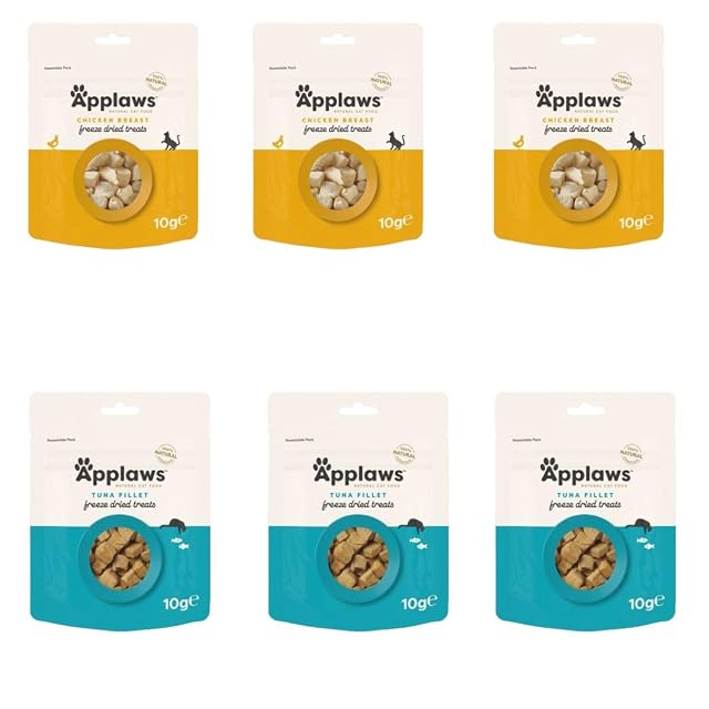 Foto 2 de 8 de Snack Natural Liofilizado para Gatos - Opciones Atún o Pollo - Compuesto de una Sola proteína- 100% Natural