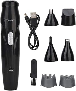 Hair Clipper, 5 In 1 Multi-functional Electric Nose Trimmer Beard Shaving Tool Set Cordless Hair Grooming Kit Hair Remover Machine for Men Women Use