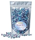 GLITTERATI All Natural Deluxe Mint Italian Miniature Hard Candies, Individually Wrapped Gourmet Candy, Vegan, Gluten Free, Non-GMO, Resealable Pouch, 14 Oz, 400 Count