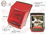 FANALE POSTERIORE COMPLETO ROSSO SIEM COMPATIBILE CON PIAGGIO VESPA PK 50 XL FARO STOP FANALINO