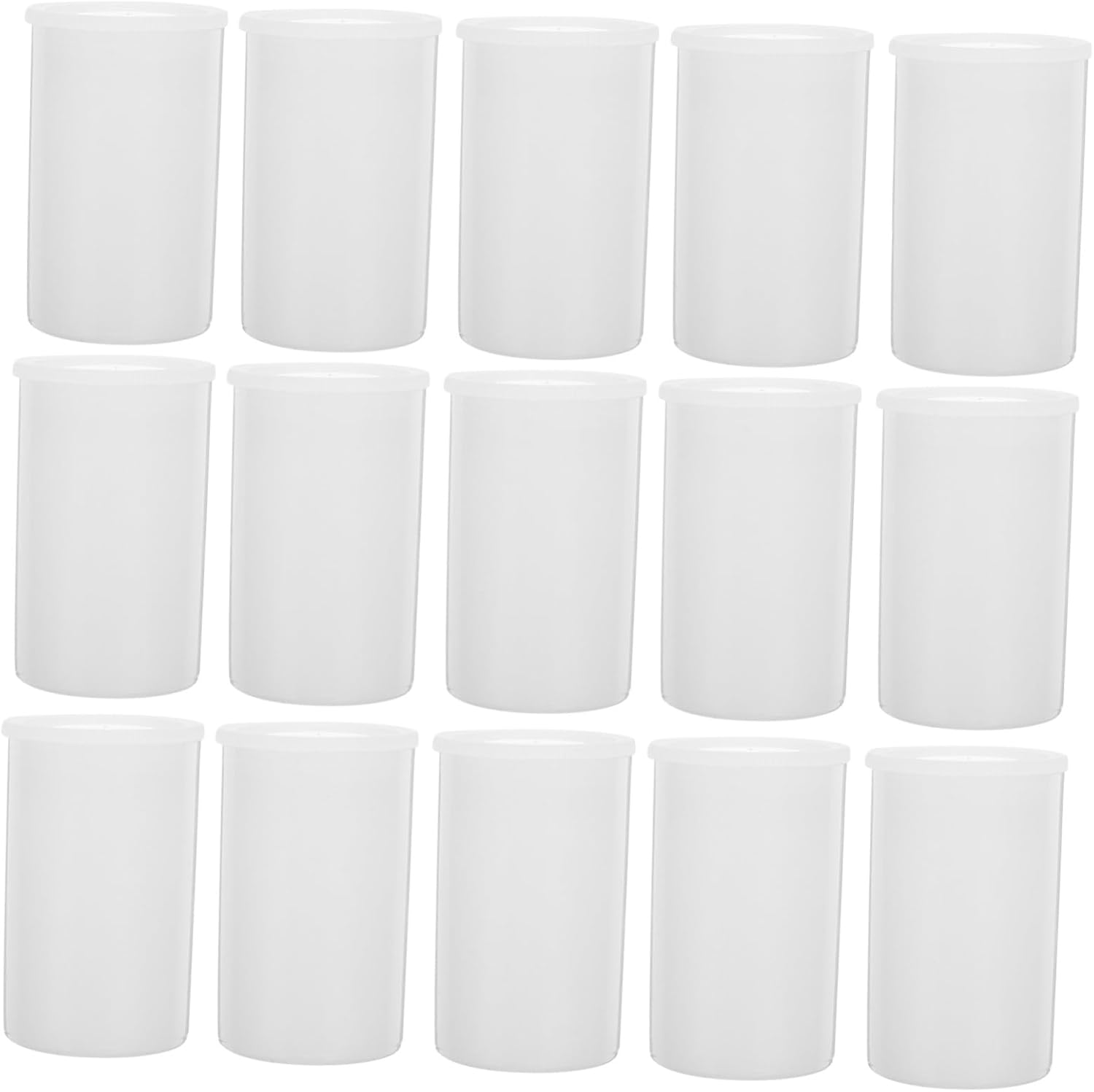 Alipis Plastic Organizer Containers for Small Items 35pcs White with Lids
