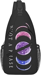 Not A Phase Bisexual Pride Lgbt Backpack Sling Bag For Men Women Mini One Shoulder Chest Bags Gym Sport Travel Hiking Daypack