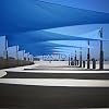 Patio Paradise 12' x 16' Sun Shade Sail Rectangle Canopy Patio Cover Sunlight Block Awning Heavy Duty Commercial Grade for Backyard Lawn Garden Outdoor Activities, Blue