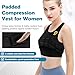 TUOYR Impact Vest for Women Chest Protector Padded Compression Vest for Sports, Karate, Football, Breast and Rib Protection