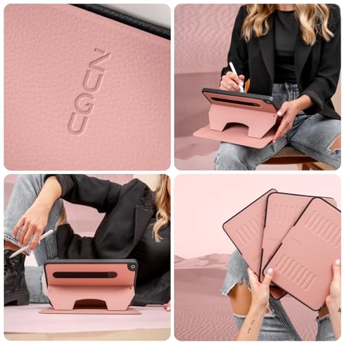ZUGU CASE for 10.2 Inch iPad 7th / 8th / 9th Generation Case (2021/2020/2019), Protective, Thin, Sleek Design, Magnetic Stand, Sleep/Wake Cover, Magnetic Cover, Desert Rose by ZUGU CASE - Image 3