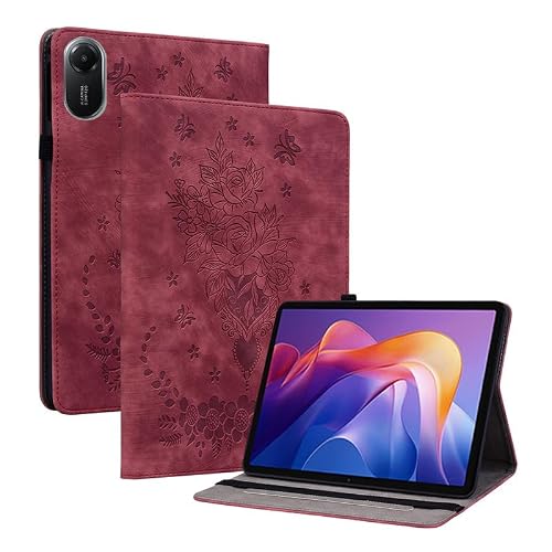 Xiaomi Redmi Pad 2�A11�C���`�p�G���{�X�ԕ����U�[�t���b�v�P�[�X�A���߉\�ȃX�^���h�A�J�[�h�X���b�g�ATPU�o�b�N�J�o�[���b�h