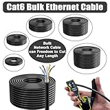 Ethernet Cable 30m, Cat 6 External Bulk Internet Cable 30m UTP 23AWG Lan Cable Extra Long High Speed Network Cable 250MHz 1000Mbps, Round Broadband Gigabit Patch Cord for Router Modem Switch Laptop - Image 6
