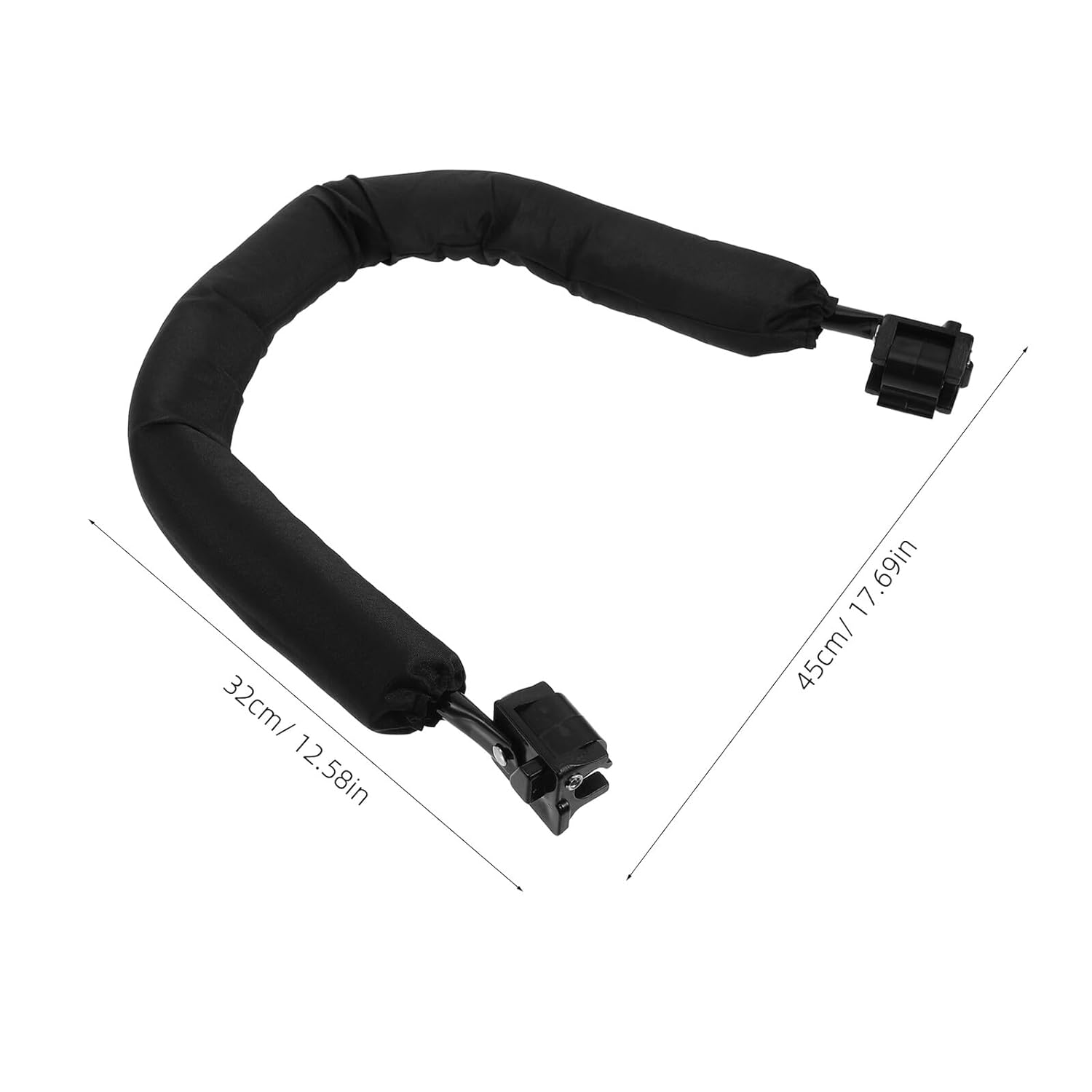 Abaodam Stroller Accessory Bar Replacement Handlebar for Strollers Detachable Armrest Rod with Comfortable Grip Universal Fit