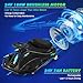 360 Degrees Rotating Ride On Drift Car, 24V Electric Drifting Go Kart for Kids W/Replacement Wheels, High/Low Speed, 24V Brushless Motor, Flashing Lights, Flag, Music,Bluetooth, Black