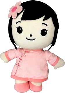 Asian Baby Doll – 12” Asian Plush Doll for Girls, Soft Cuddly Birthday Gift for Girls Ages 3+