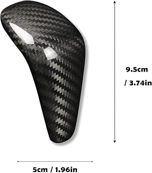 SUNJIKA Gear Shift Knob Cover for BMW BMW 1 Series E81 E82 E87 E88