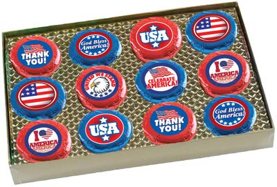 Celebrate America - "COOKIE TALK" Chocolate Covered Cream Filled Sandwich Cookies - 12 PC