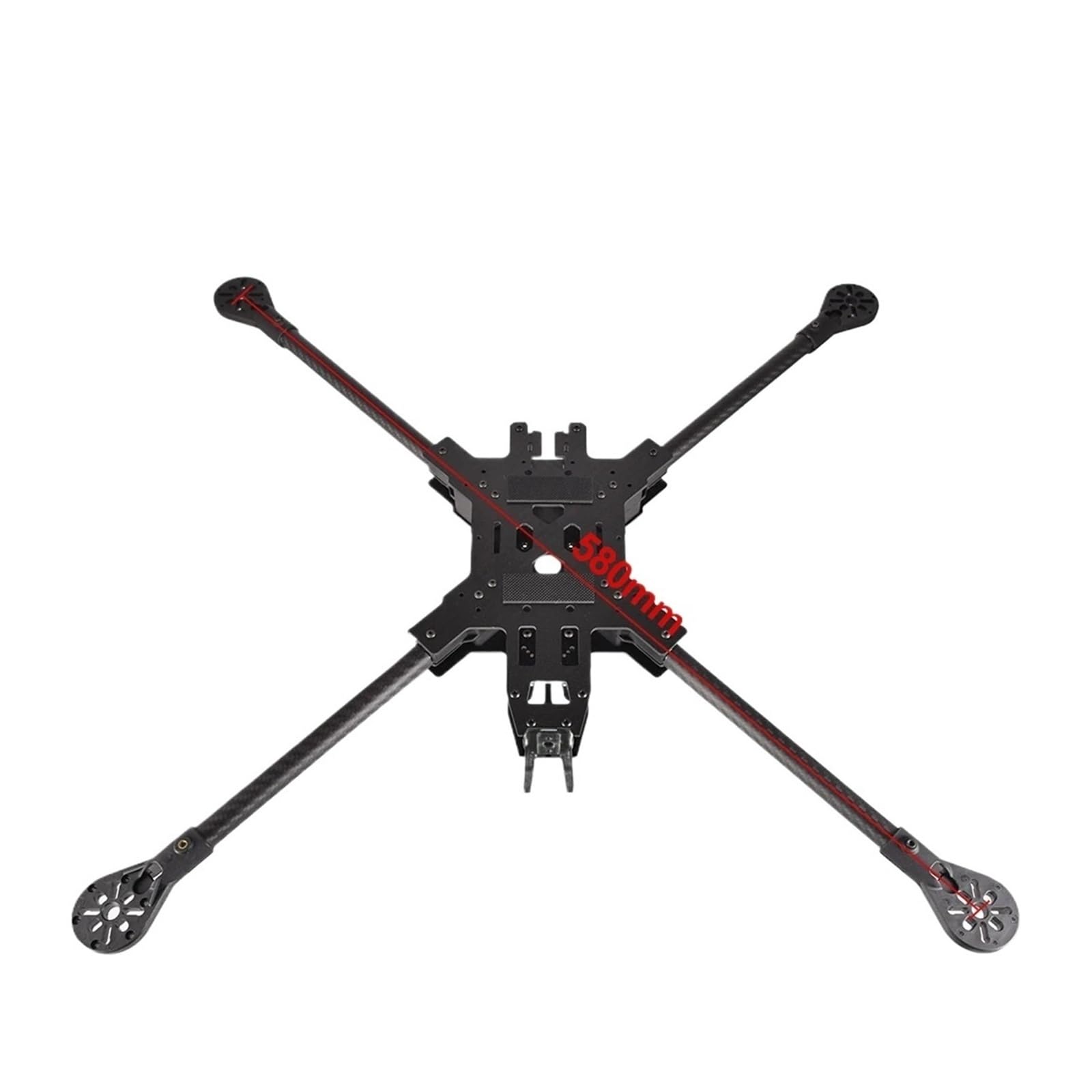 Drone da corsa FPV RC con telaio quadricottero 15 pollici e 580 mm | Kit telaio di ricambio fai da te for drone RC Freestyle a lungo raggio