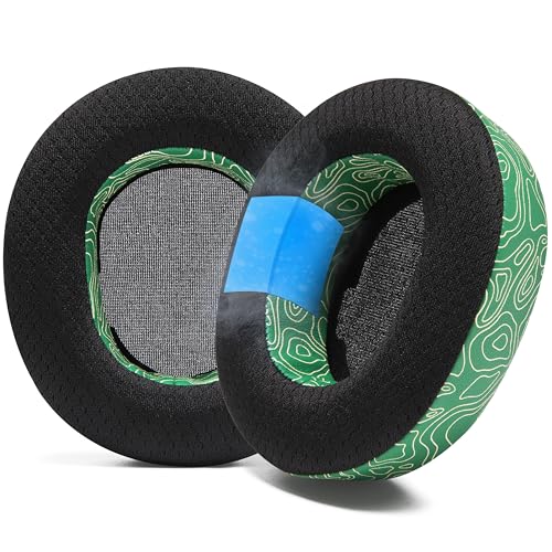 Image of WC Freeze Nova Pro Wireless - Cooling Gel Earpads for Arctis Nova Pro Wireless, Nova Elite & Nova Pro Omni (Doesn't Fit Other Models), by Wicked Cushions, Extra Thick & Comfortable | Emerald Tide