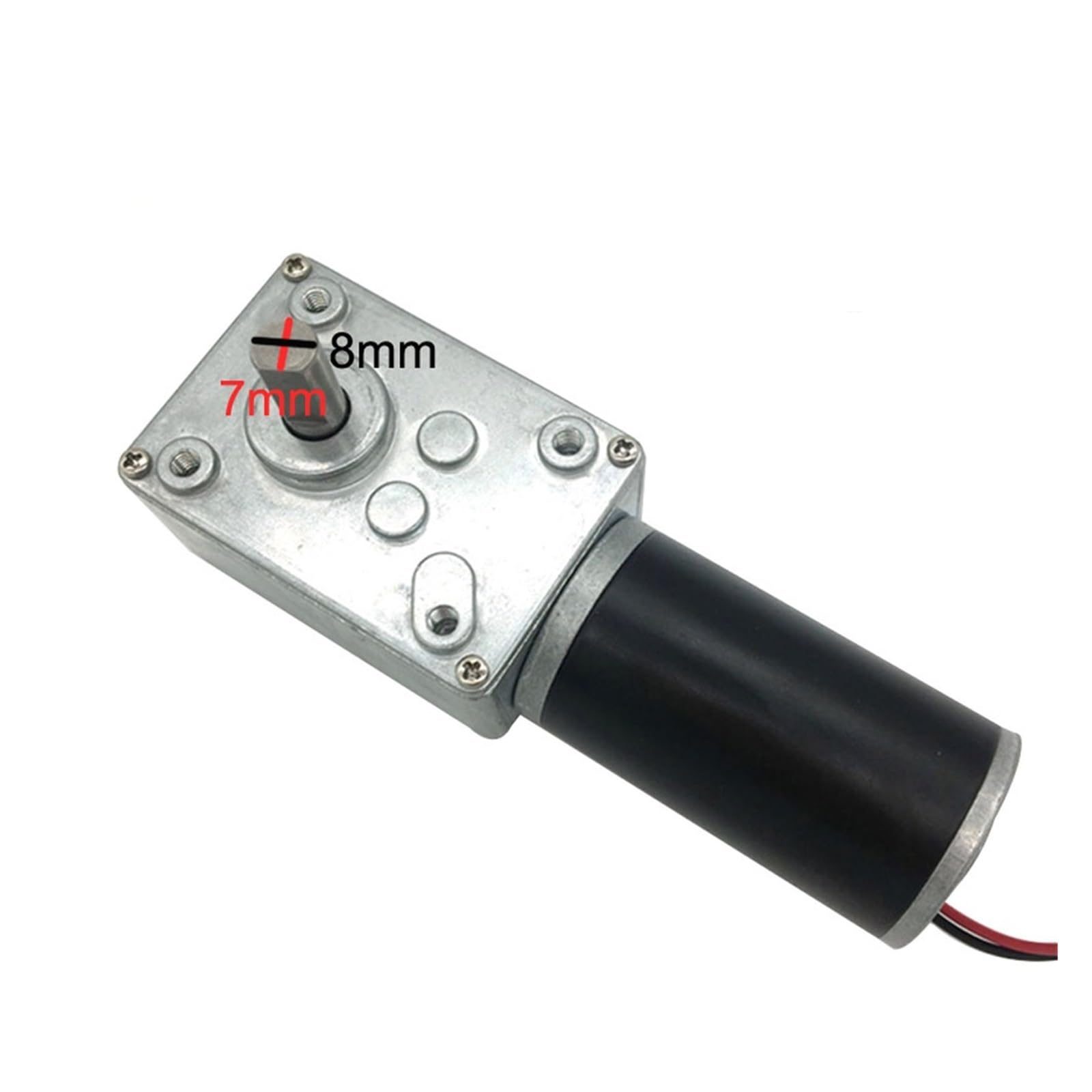 Worm Gear Electronic Starter Reversed DC Electronic Starter High Torque 3.4-70kg Self-Lock Package A 24V 80rpm
