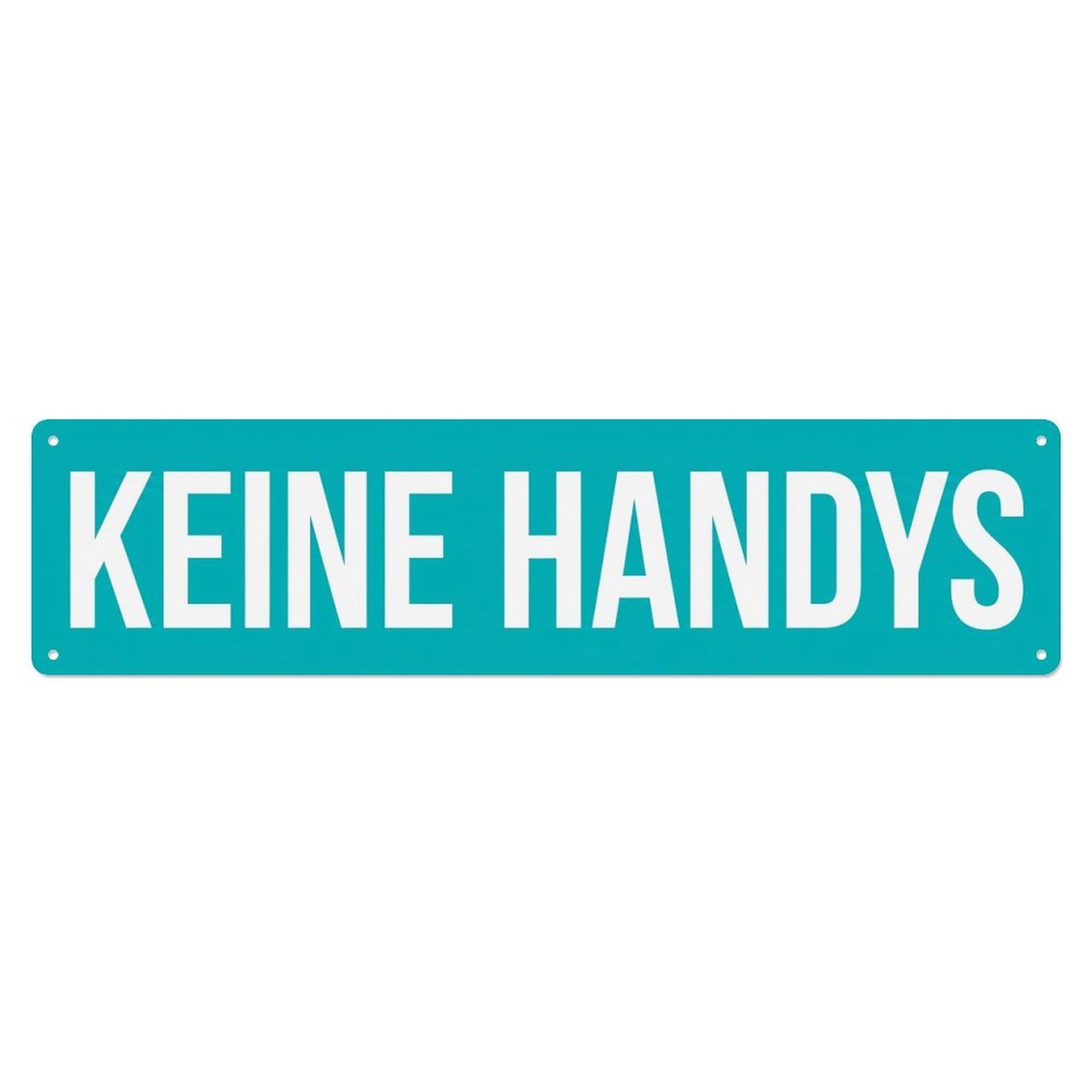 Keine Handys Silent Mode Metal Tin Sign