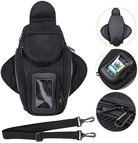 Motorcycle Tank Bag - Waterproof with Universal Magnetic Bag Universal Fuel Motorcycle Accessories Bag Outdoor for Yamaha Suzuki Kawasaki Harley