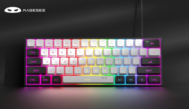 Amazon.com: MageGee Mini 60% Gaming Keyboard, Upgrade RGB Backlit