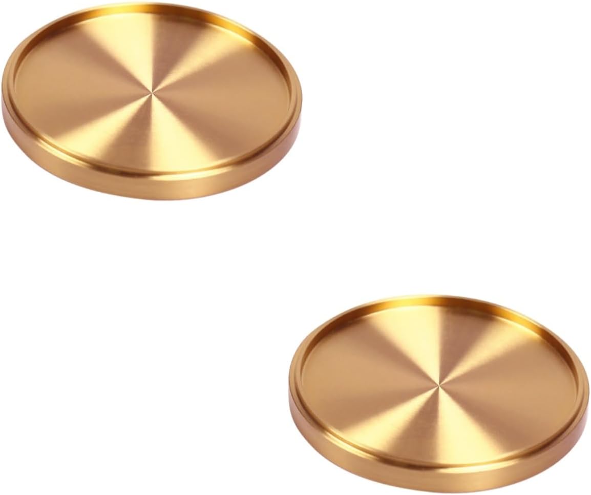 Hemoton 2pcs Cup Holder Coasters for Table Coasters Heat-Resistant Cup Mat Desk Pad
