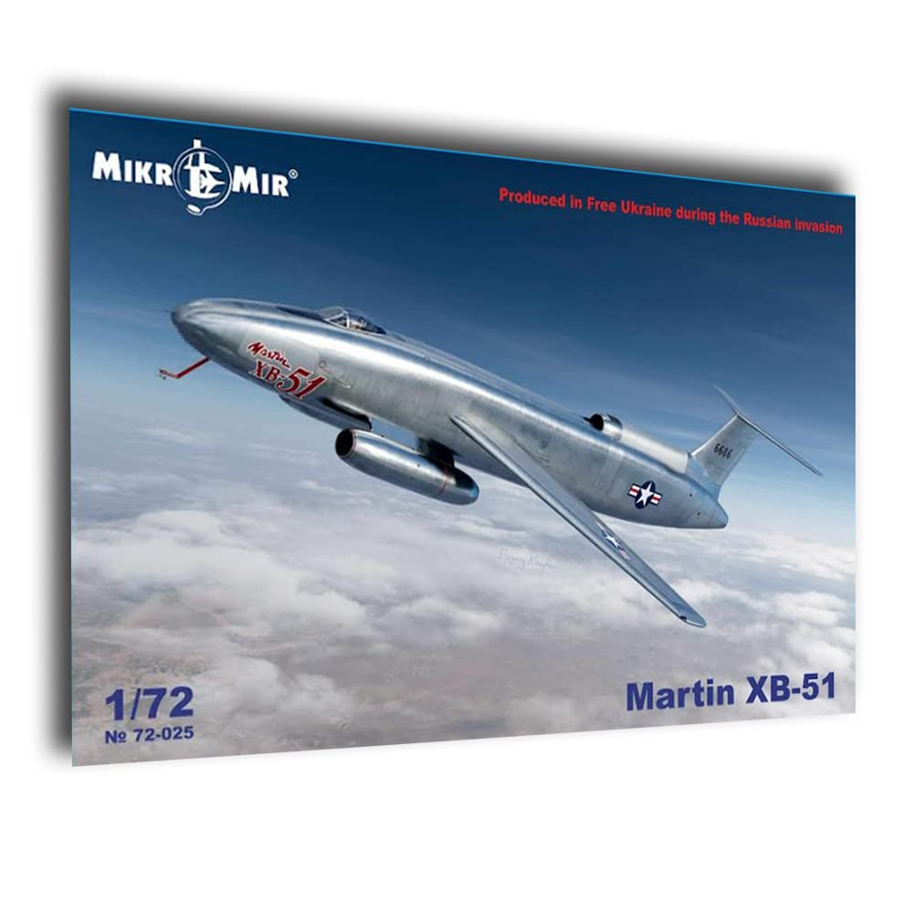 Mikro Mir 72-025 - 1/72 - Martin XB-51 Plastic Model kit
