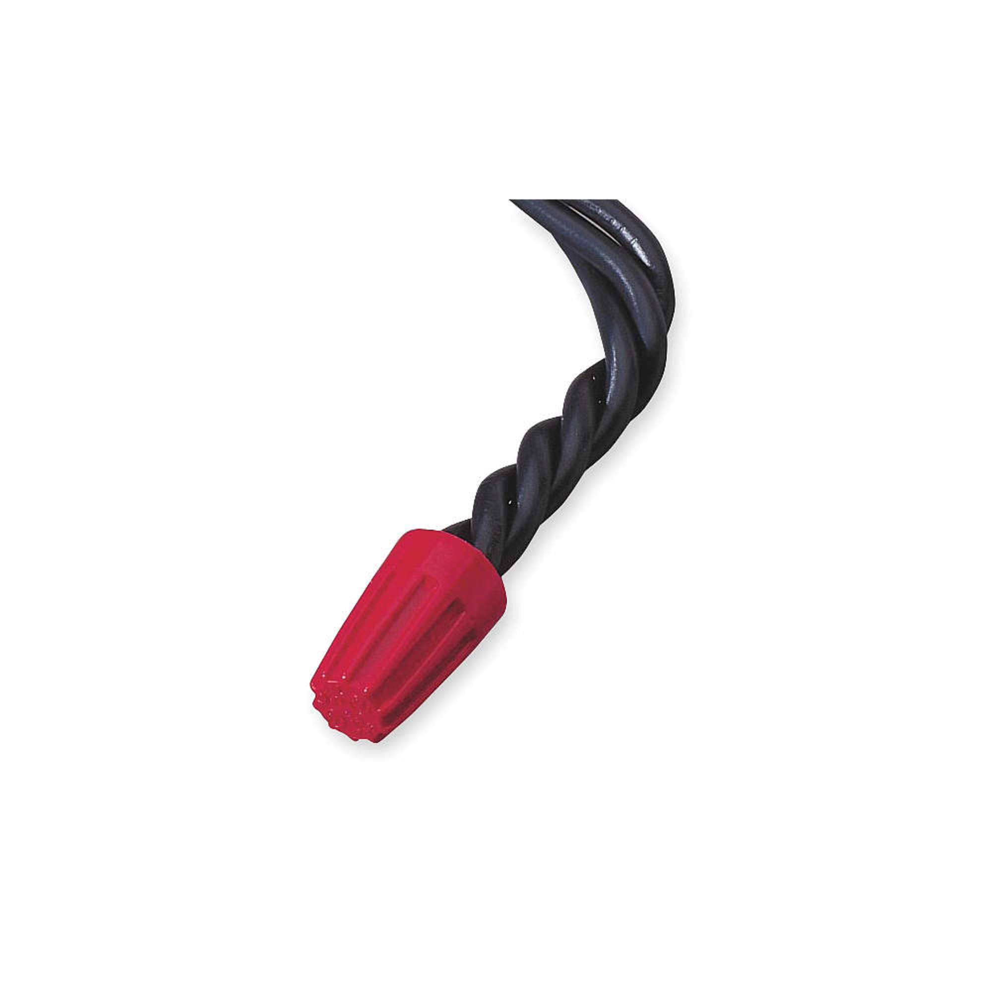 Connecteur de fils rouge Wire-Nut en bocal de 150 pièces pour épissure