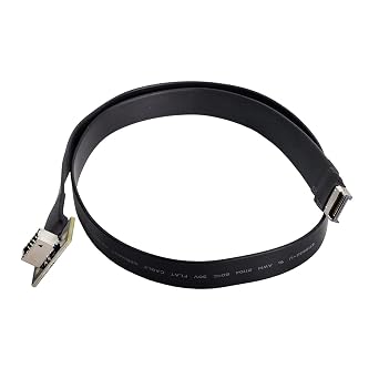 cablecc USB 3.1 Front Panel IDC Header Male to Female Type-E M-F Motherboard Extension Data Cable 50cm