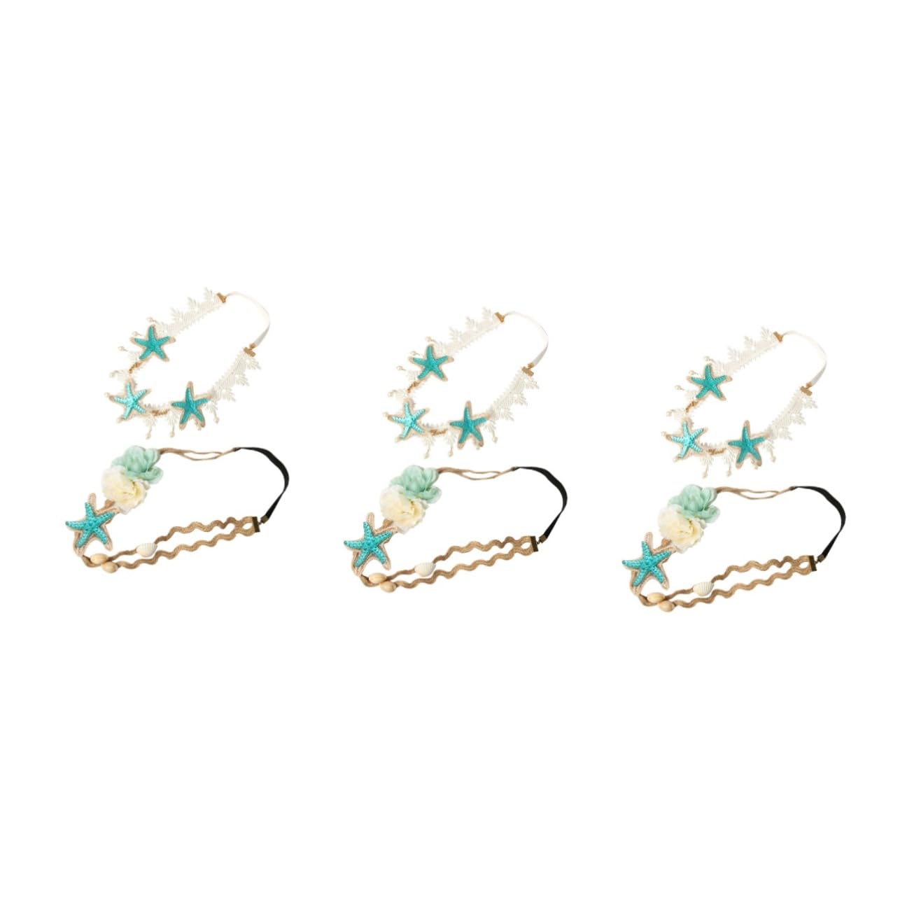 DOITOOL 6pezzi Fascia Elasticizzata Look Estivi Accessorio Versatile Per Cerimonie e Al
