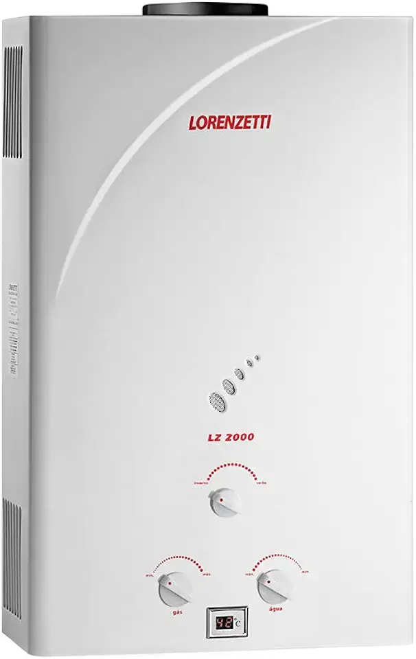 Aquecedor de Água a Gás Lz 2000 Gn 20, 0 L/Min, Lorenzetti, 7412092, Branco, Médio
