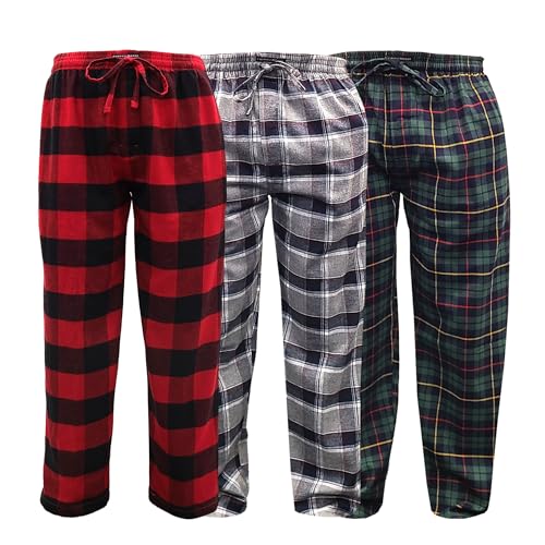 Image of Andrew Scott Men's Flannel Drawstring Pajama Pants | Plush Flannel Fleece | Pockets | Drawstring