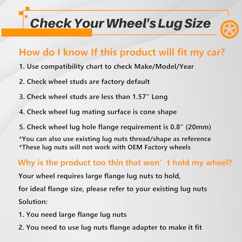 Image of MIKKUPPA 24pcs M12X1.5 Extended Lug Nuts - Black Extended Thread Lug Nut (ET) - 17mm Hex, 1.57 inch (40mm) Tall, 0.79 inch (20mm) Wide, Replacement for Toyota Tacoma 4Runner Lexus