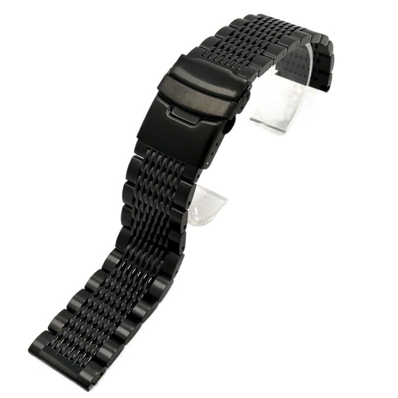 Bracelet en acier inoxydable solide anti-usure pour montre 20mm 22mm