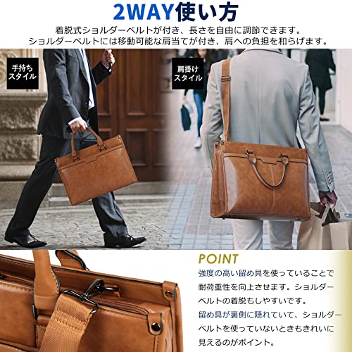 KTMOUW ビジネスバッグ メンズ ブリーフケース