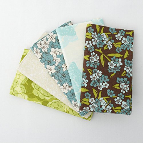 US fat quarter Bundle Zinnia Blue B