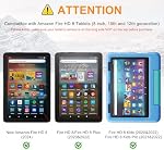 Screen Protector for New 8/8 Plus /8 Kids /8 Kids Pro Tablet 8 inch | (2024/2022/2020) with 9H Tempered Glass Film, HD Clear, No Bubbles [2 Pack]