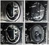 Kit de audio Harmony Audio Kicker 46CSC44 para auto: bocinas coaxiales de 4 pulgadas, par, 4 ohmios, serie CSC4, con kit de insonorización 8