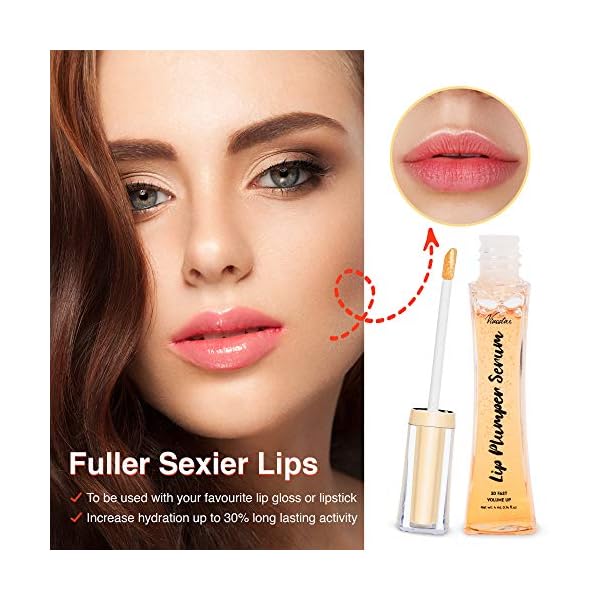 Lip-Plumper-Upgraded-8mL-Large-3D-Natural-Lip-Enhancer-Lip-Plumping-Lip-Gloss-Fuller-Hydrated-Sexy-Lip-Gloss-Formulated-by-Safe-Ingredients-Vivostar Vivostar Lip Plumper, Upgraded 3D Natural Lip Enhancer, Lip Plumping Lip Gloss, Fuller & Hydrated, Sexy Lip Gloss, Formulated by Safe Ingredients
