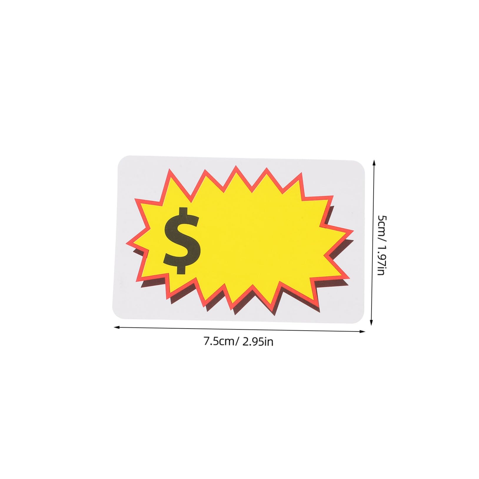 DOITOOL Garage Sale Stickers 10 Sheets Self-Adhesive Yard Sale Tags Retail Store Pricing Labels Easy Handwritten Stickers