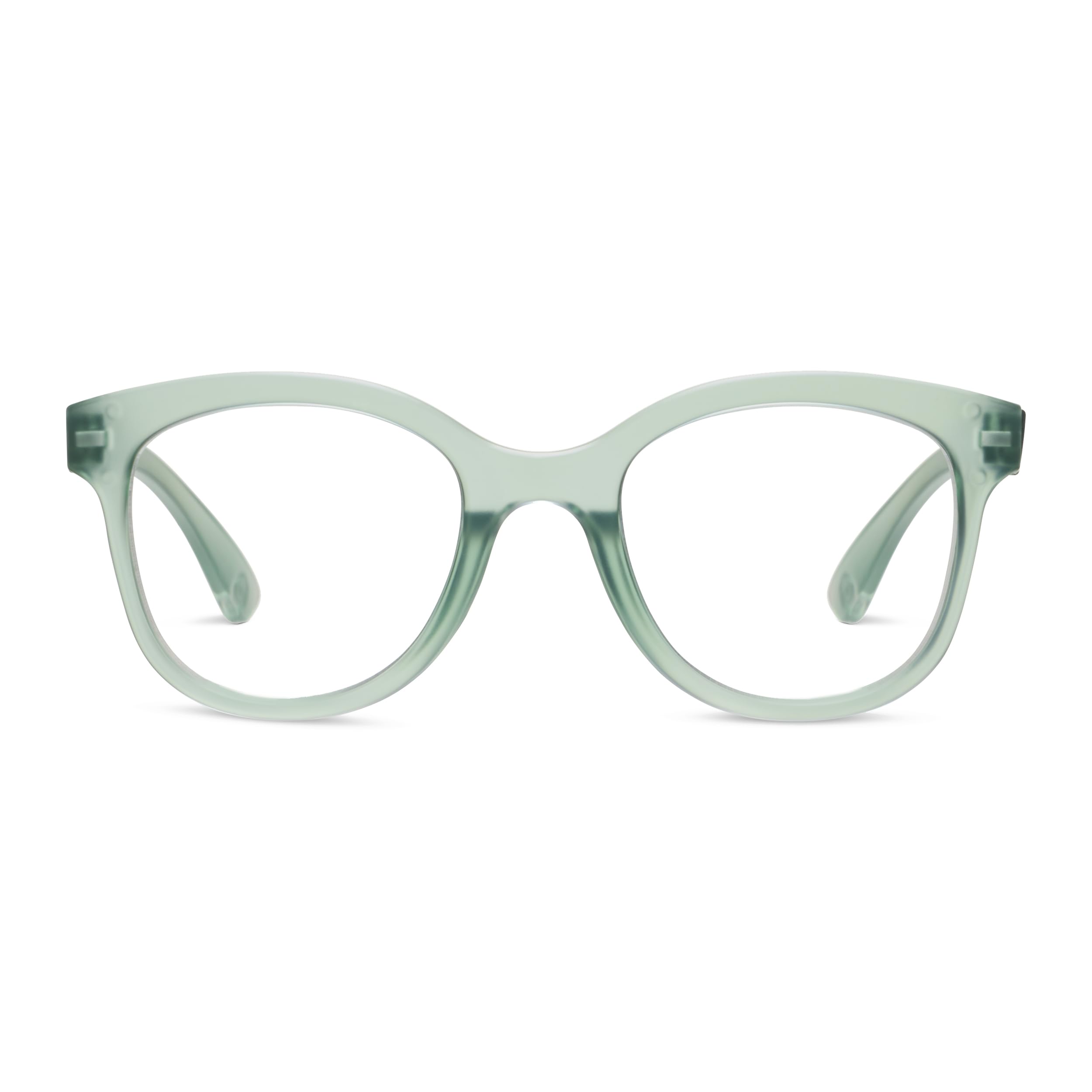 Peepers by PeeperSpecs Women's Grandview Soft Square Blue Light Blocking Reading Glasses
