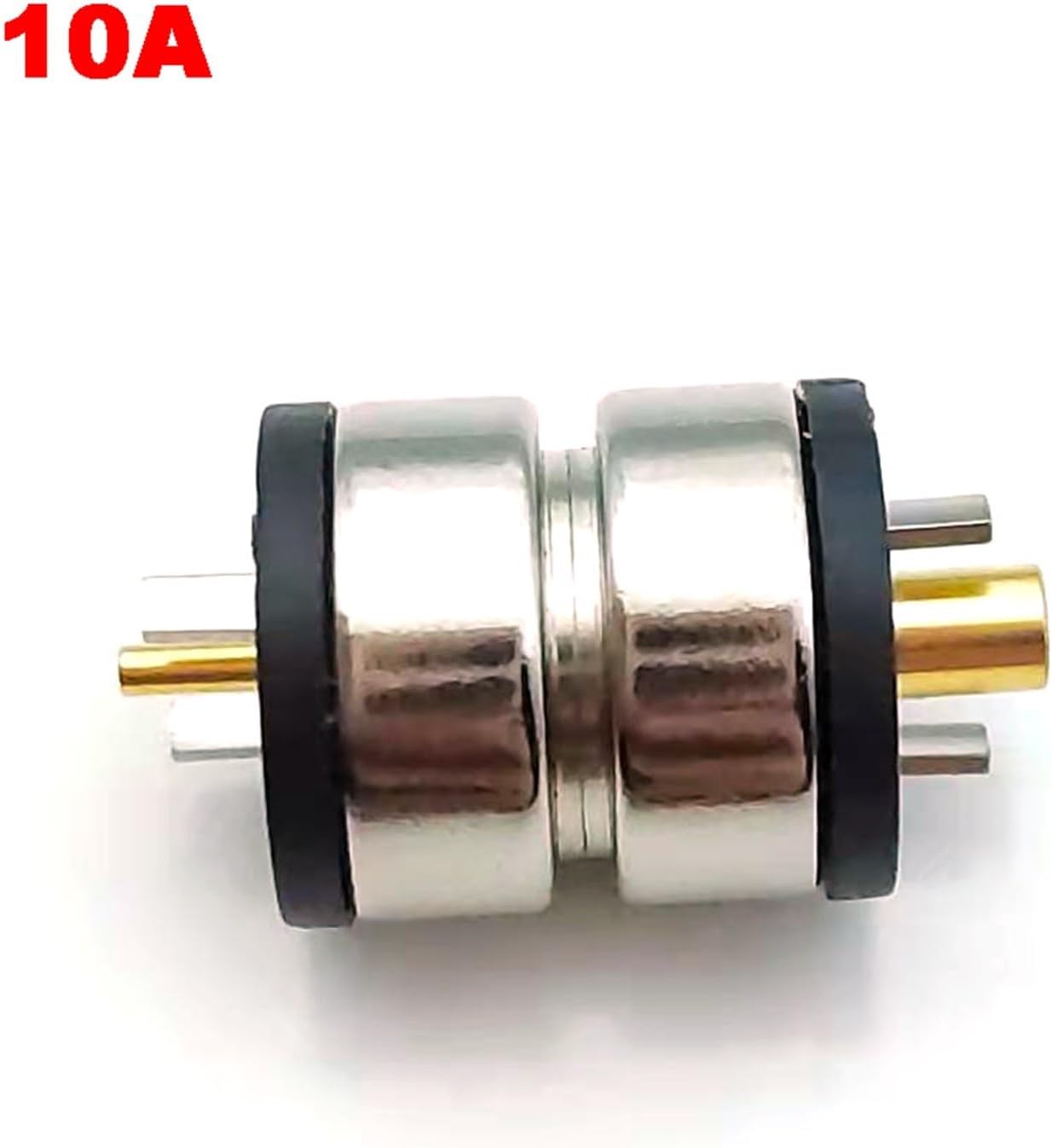 10mm Round 10A Magnet Suction Spring pogo pin Connector, Male Female Probe DC Power Charging Magnetic Connector
