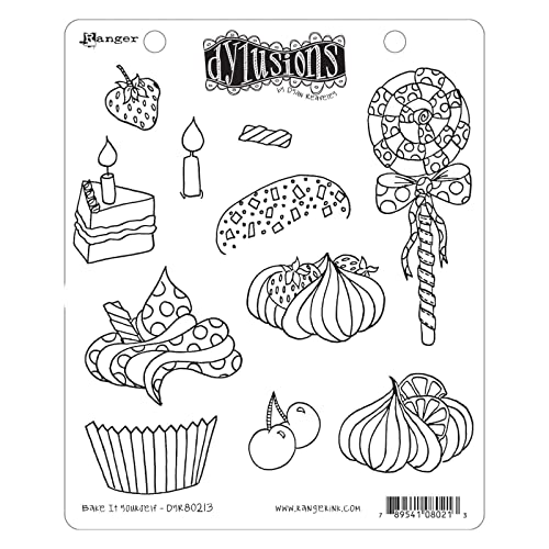 Dylusions Bake It Yourself tampon créatif pour décorer vos recettes maison